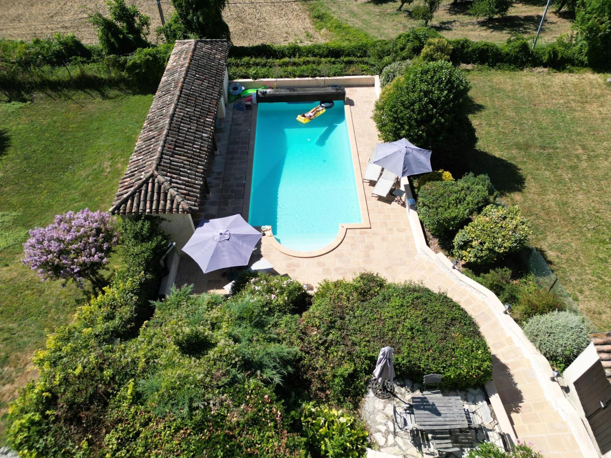 Cave Le Vieux Manoir Lägenhet Valeilles Exteriör bild
